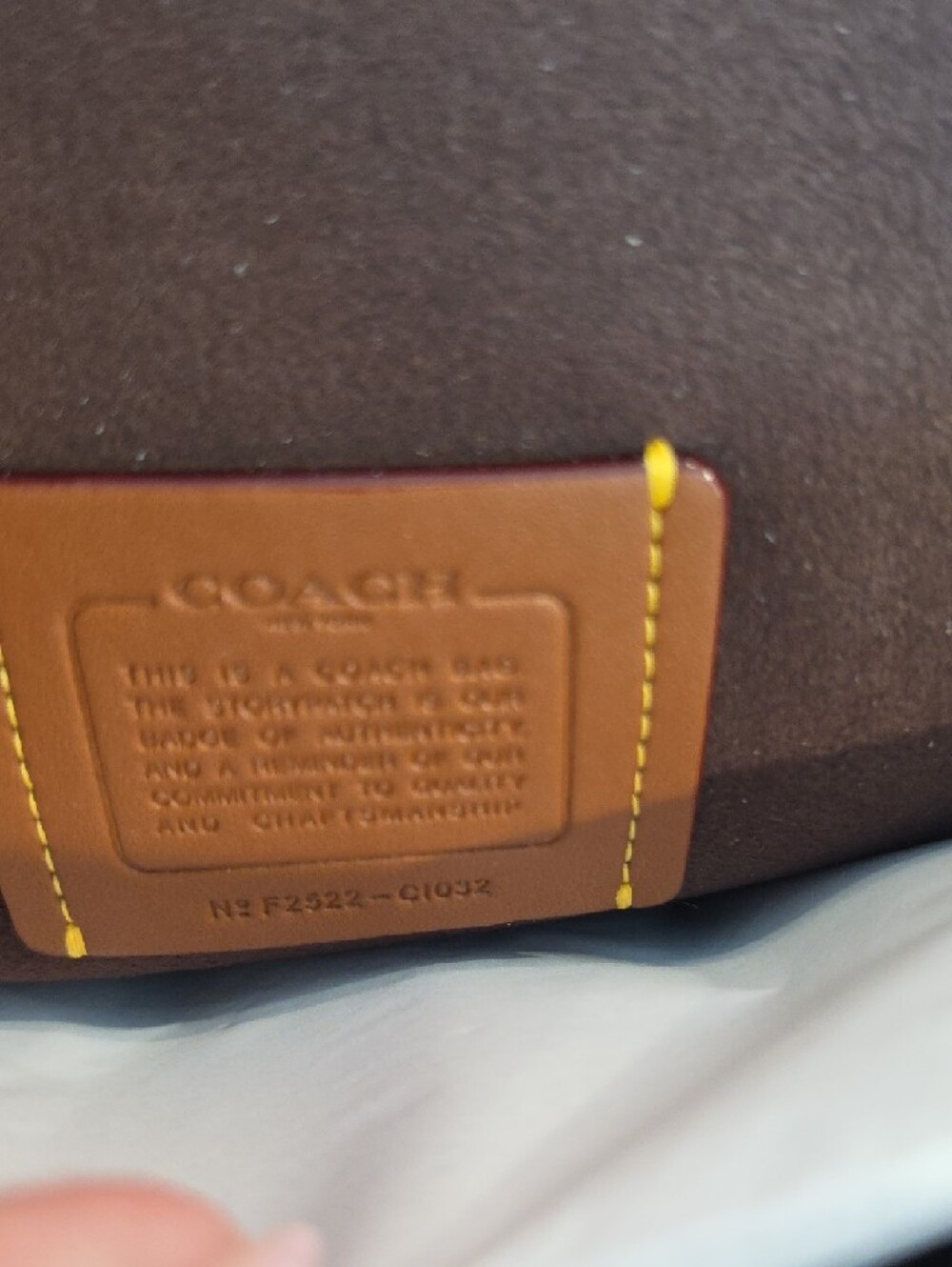 CoachTabby Maple Brown Signature Canvas & Leather Crossbody with Gold 'C' - Picture 8 of 11